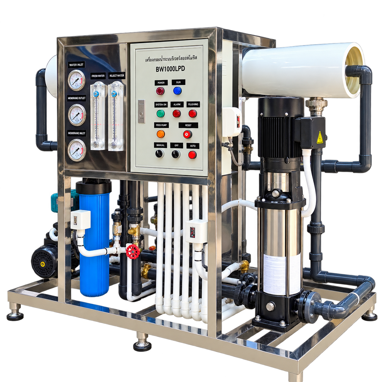 เครื่องกรองน้ำ RO 1000 ลิตรต่อชั่วโมง KT WATER ภาพ 1