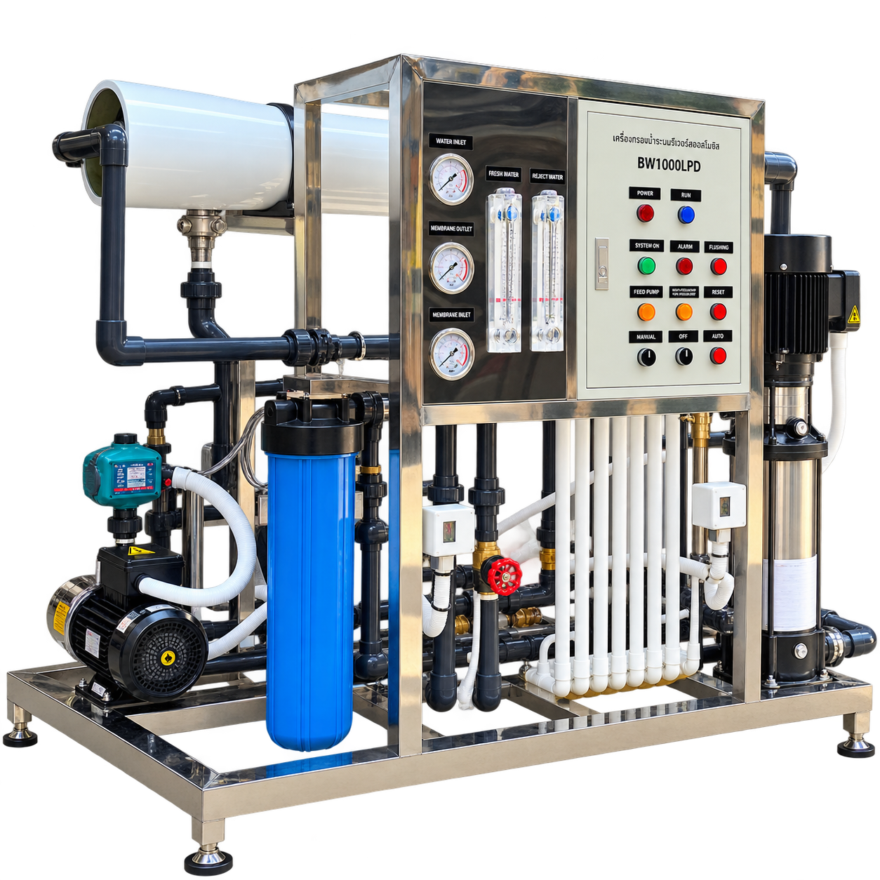 เครื่องกรองน้ำ RO 1000 ลิตรต่อชั่วโมง KT WATER ภาพ 3